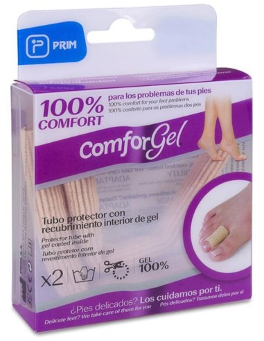 Comforgel Tubo Protector Dedos Gel, 2 X 1,5 Cm