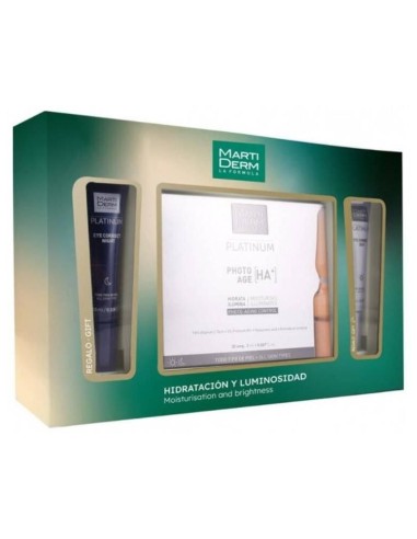 Pack Martiderm Hidratación Y Luminosidad, 30 Ampollas Y Dos Tubos De 10 Ml C/U