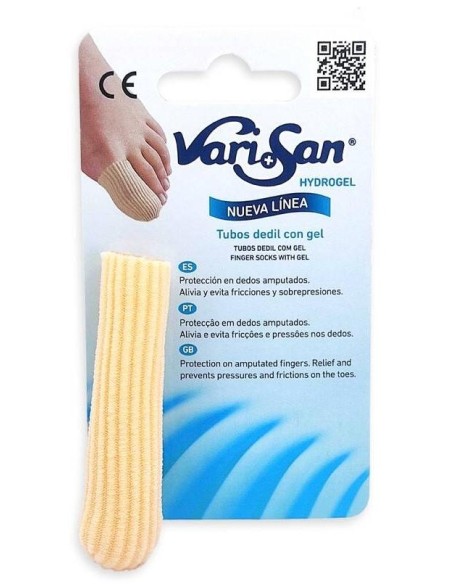 Varisan Tubo Elástico Dedil Con Gel Talla Pequeña, 1 Ud