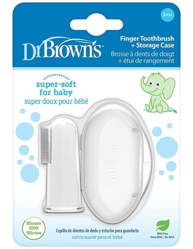 Dr. Brown´S Cepillo Dental De Dedo + 3 Meses, 1 Unidad