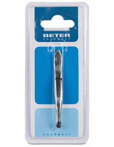 Beter Pinza De Depilar Punta Recta Cromada, 1 Ud
