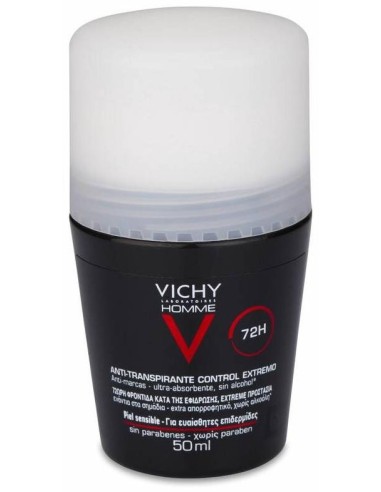 Vichy Homme Desodorante Regulación Intensa, 50 Ml