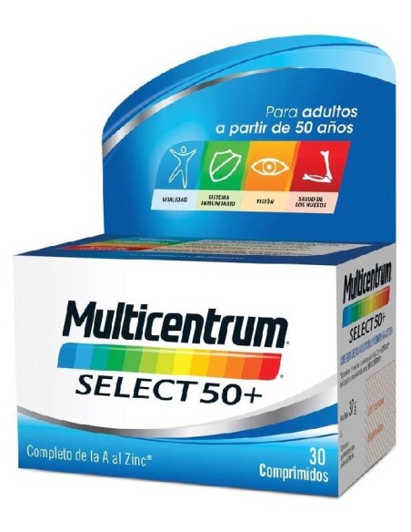 Multicentrum Select 50+, 30 Comprimidos