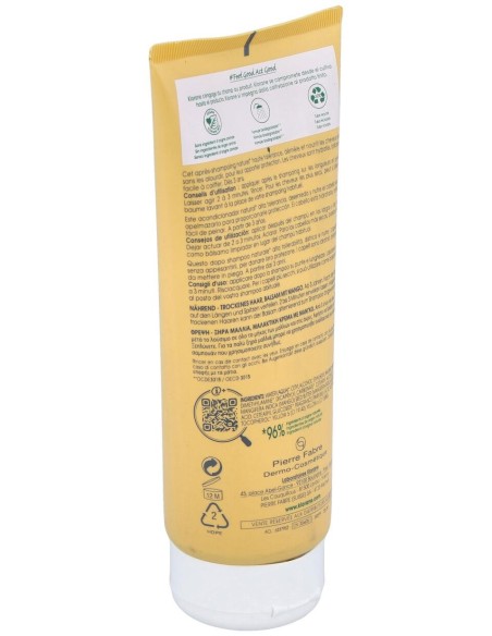 Klorane Bálsamo Para Después Del Champú A La Manteca De Mango, 200 Ml