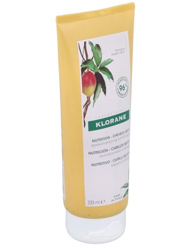 Klorane Bálsamo Para Después Del Champú A La Manteca De Mango, 200 Ml