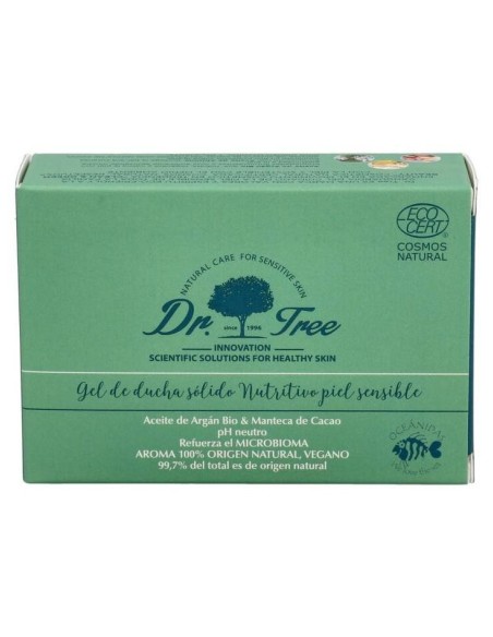 Dr. Tree Gel De Ducha Sólido Nutritivo Piel Sensible, 120 G