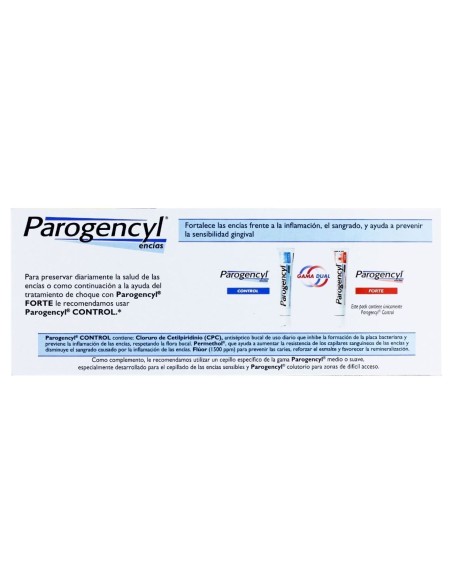 Duplo Parogencyl Control Pasta Dental, 2 Unidades