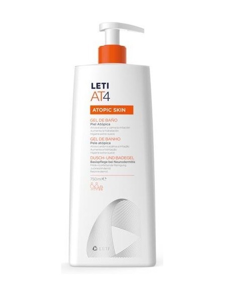Leti At4 Gel De Baño Dermograso, 750 Ml