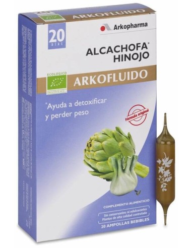 Arkopharma Arkofluido Alcachofa E Hinojo, 20 Ampollas