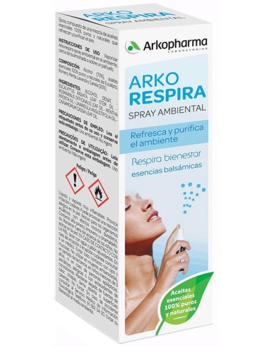 Arkopharma Arkorespira Spray Balsámico Aceite Esencial, 30 Ml