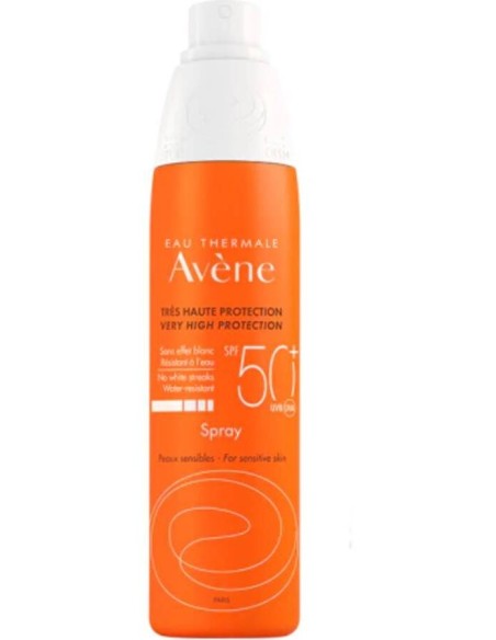 Avène Spray Solar Spf50+ Pieles Sensibles 200Ml