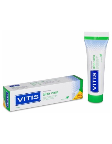Vitis Pasta Dentífrica Aloe Vera Sabor Menta, 150 Ml
