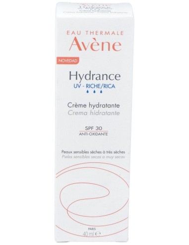 Avène Hydrance Optimale Uv Enriquecida Spf 20, 40 Ml