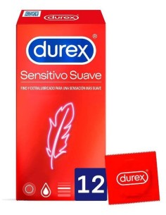 Durex Sensitivo Suave Preservativos 12Uds