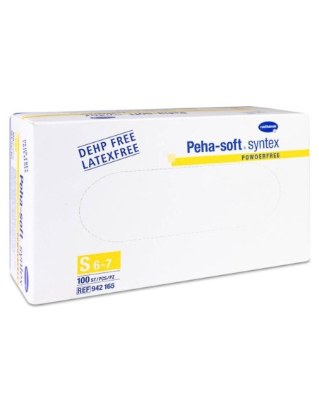 Hartmann Peha-Soft Syntex Guantes Vinilo Talla S, 100 Uds