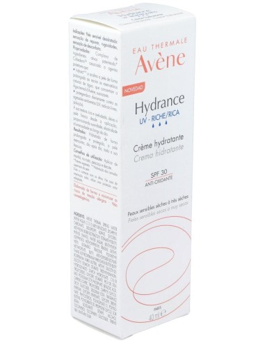 Avène Hydrance Optimale Uv Enriquecida Spf 20, 40 Ml