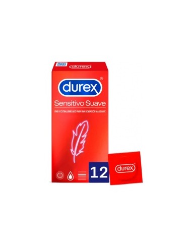 Durex Sensitivo Suave Preservativos 12Uds