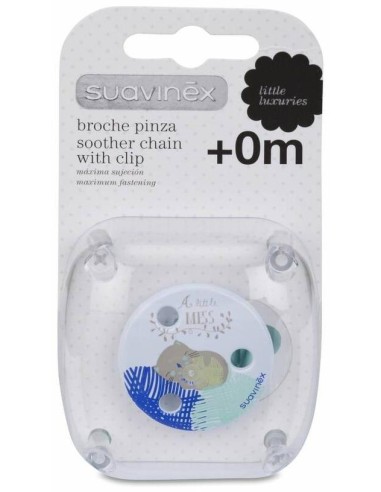 Suavinex Broche De Pinza Redondo, 1 Ud