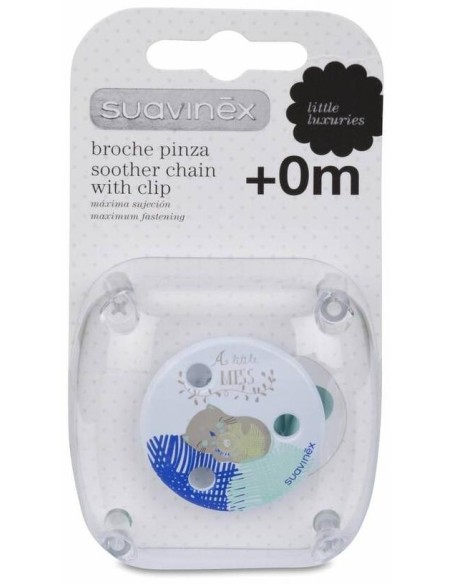 Suavinex Broche De Pinza Redondo, 1 Ud