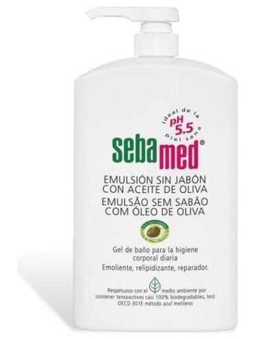 Sebamed Emulsión Sin Jabón Aceite De Oliva 1000Ml