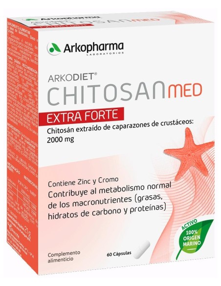 Arkopharma Arkodiet Chitosán Extra Forte 500 Mg, 60 Cápsulas