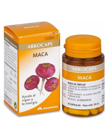 Arkopharma Arkocápsulas Maca 225 Mg, 45 Cápsulas