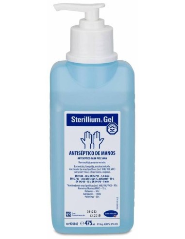 Sterillium Gel Biocida Antiséptico De Piel Con Válvula, 475 Ml