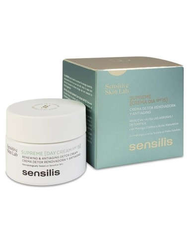 Sensilis Supreme Renewal Detox Day Cream Spf15, 50 Ml