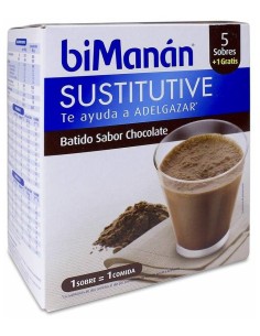 Bimanán Batido De Chocolate, 5 Uds