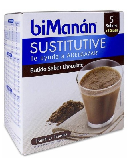 Bimanán Batido De Chocolate, 5 Uds