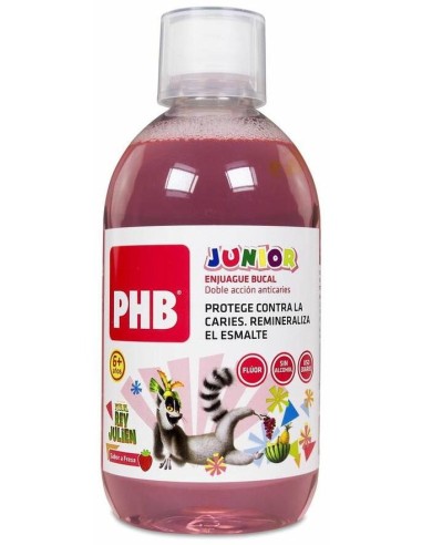 Phb Enjuague Bucal Junior 500Ml Ladybug