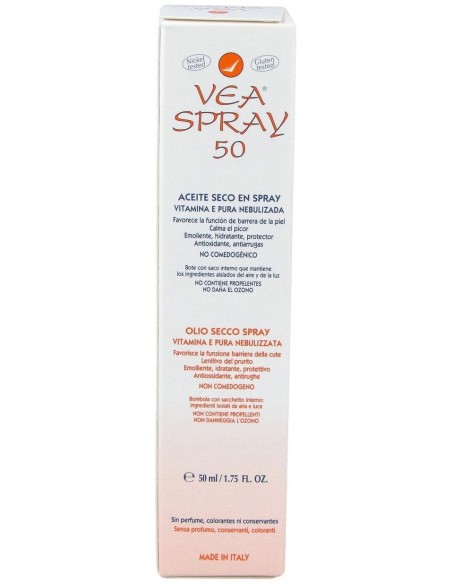 Vea Aceite Corporal Seco Spray, 50 Ml