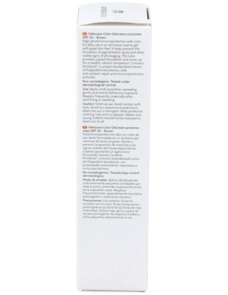 Heliocare Color Gelcream Protector Solar Brown Spf50 50Ml