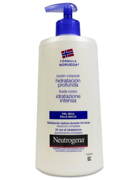 Neutrogena Fórmula Noruega Hidratación Profunda Loción Corporal Piel Seca, 400 Ml