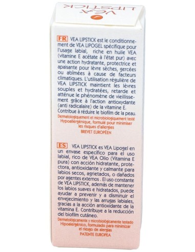 Vea Lipstick Labios Suaves E Hidratados 10Ml.