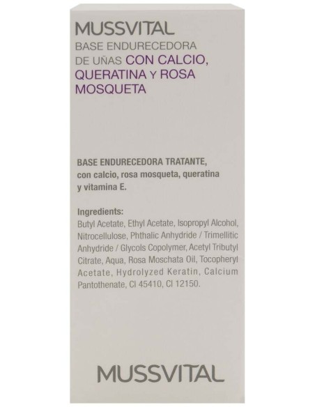 Mussvital Base Endurecedora De Uñas, 14 Ml