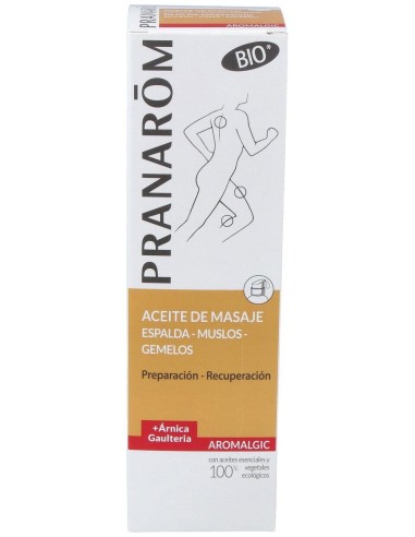Pranarom Aceite De Masaje Aromalgic Espalda-Muslos-Gemelos, 100 Ml