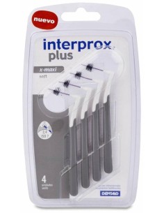 Cepillo Dental Interproximal Interprox Plus X-Maxi, 4 Uds