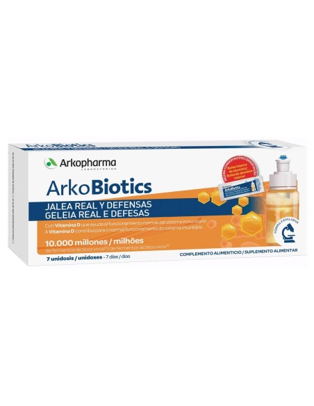 Arkopharma Arkobiotics Jalea Real Y Defensas Adultos, 7 Ampollas