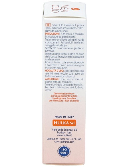 Vea Olio Aceite Base, 20 Ml