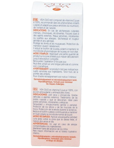 Vea Olio Aceite Base, 20 Ml