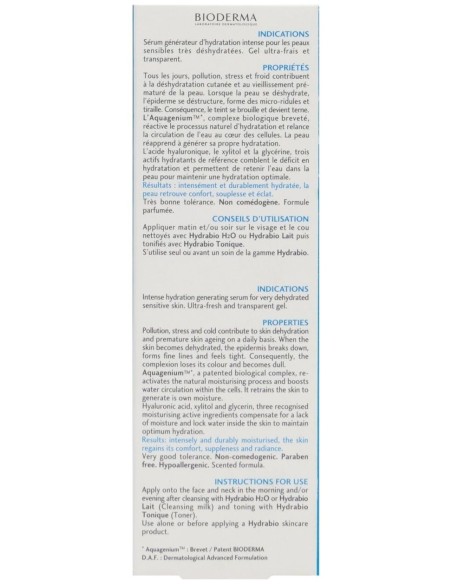 Bioderma Hydrabio Serum Hidratante Concentrado, 40 Ml