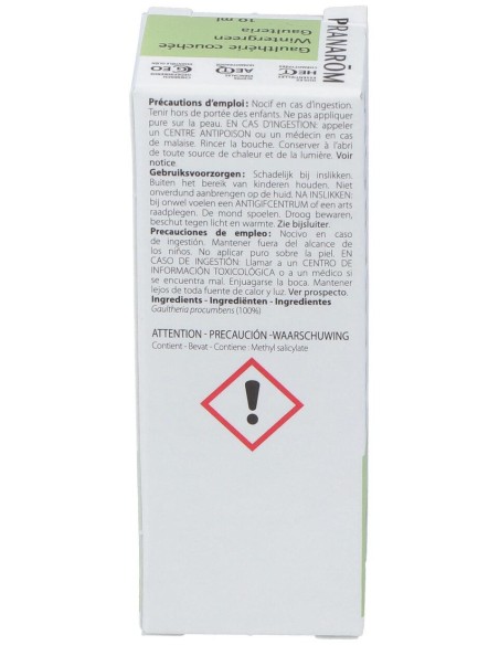 Pranarom Aceite Esencial De Gaulteria Procumbens, 10 Ml
