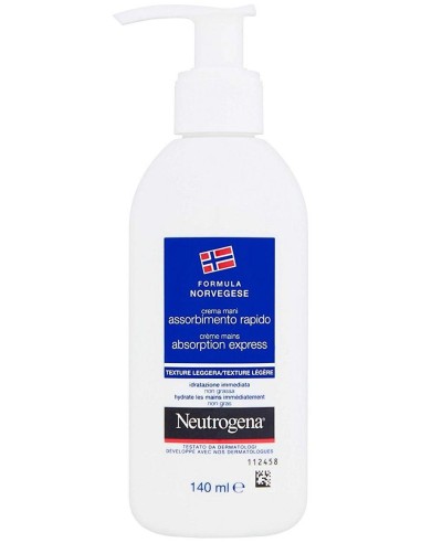 Neutrogena Crema Manos Rápida Absorción, 140 Ml