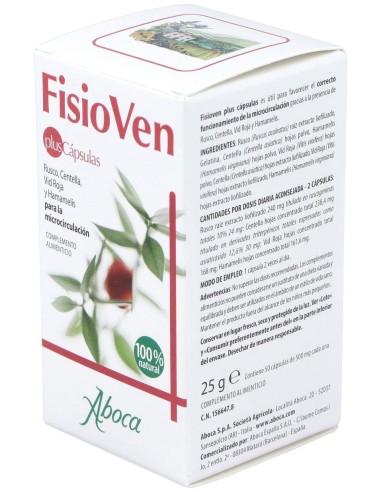 Aboca Fisioven Plus, 50 Cápsulas