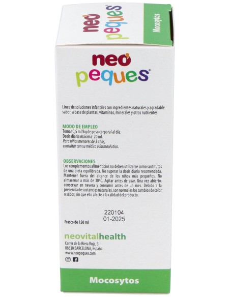 Neo Peques Mocosytos, 150 Ml