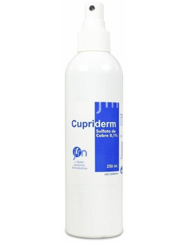 Cupriderm Sulfato De Cobre 0,1 %, 250 Ml