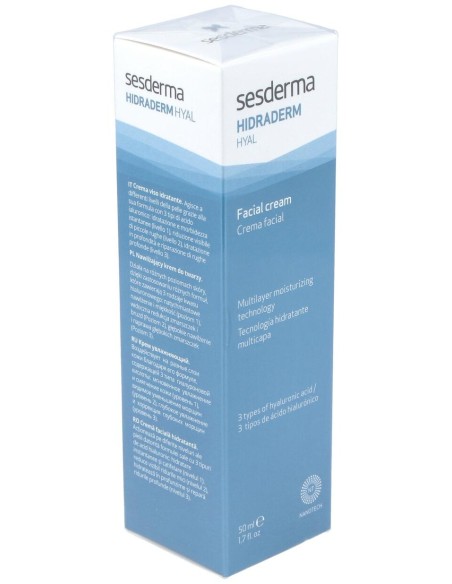 Sesderma Hidraderm Hyal Crema Hidratante Facial, 50 Ml