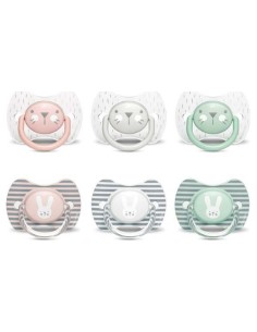 Suavinex Couture Chupete Fisiológico De Silicona 4-18 Meses, 1 Ud 2