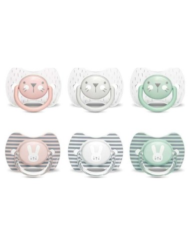 Suavinex Couture Chupete Fisiológico De Silicona 4-18 Meses, 1 Ud